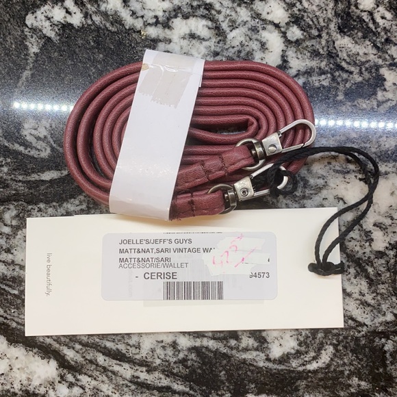 Matt & Nat wallet w/ removable crossbody strap. NWT - Picture 3 of 6